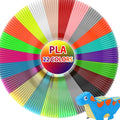 22 Colors 3D Pen Filament 1.75mm PLA - Each Color 10 Feet, Total 220 Feet