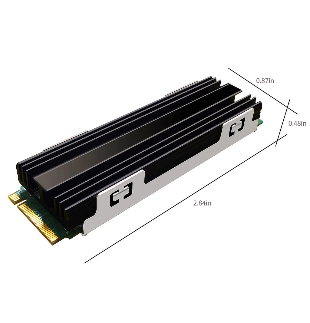 SGTKJSJS M.2 2280 SSD Heatsink for NVMe and PS5