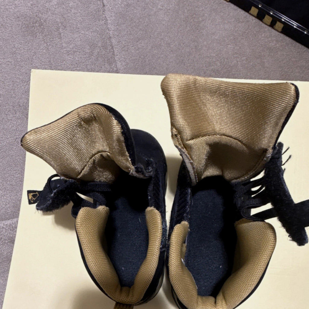 Black Tan High Top Bootie Lace Up Shoes Unisex Baby Toddler Casual