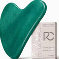 Jade Stone Gua Sha Facial Tools: Guasha Tool for Face Acupuncture Therapy, Facial