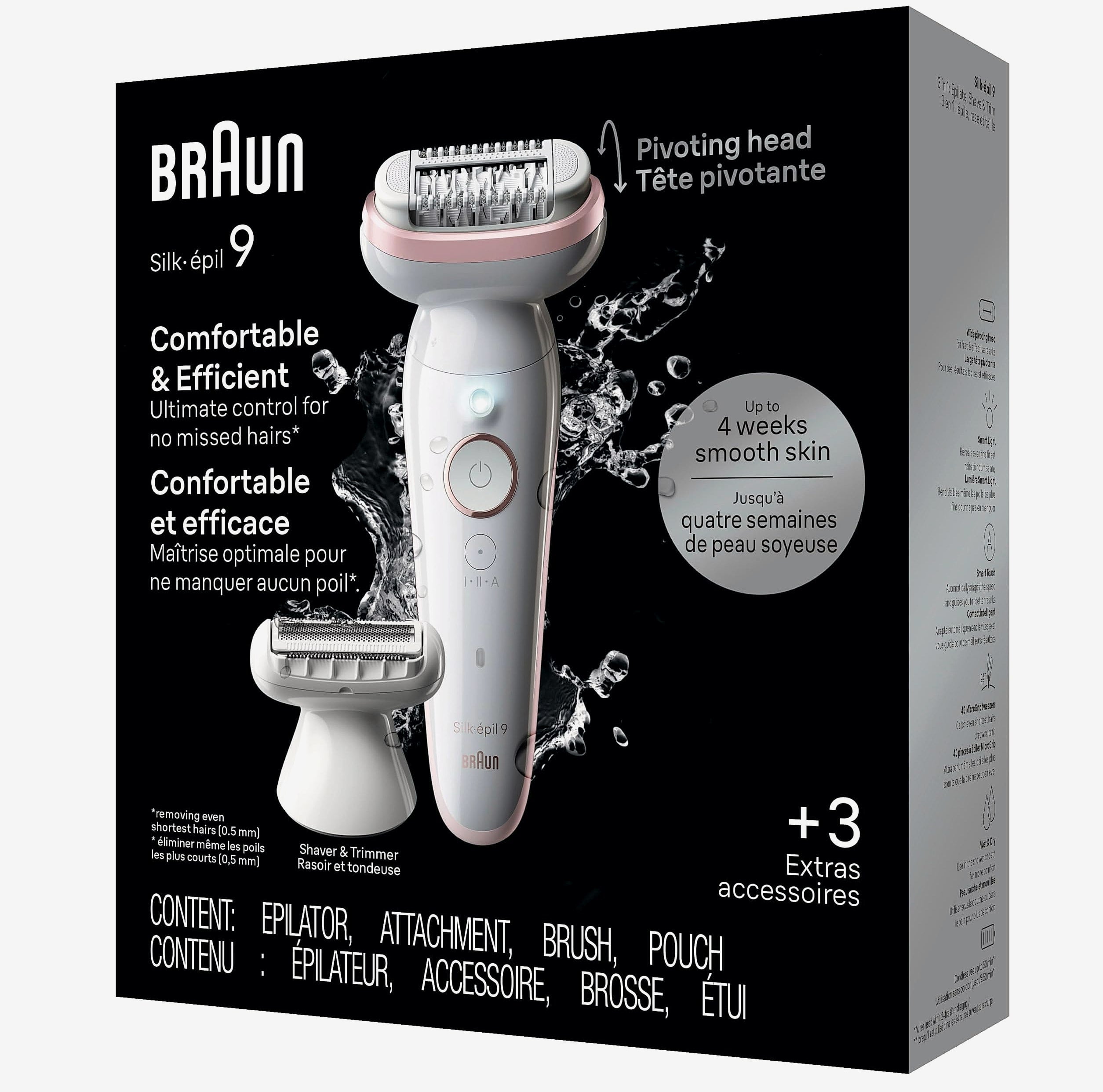 Braun Silk-épil 9 SES9-030 Wet and Dry Epilator