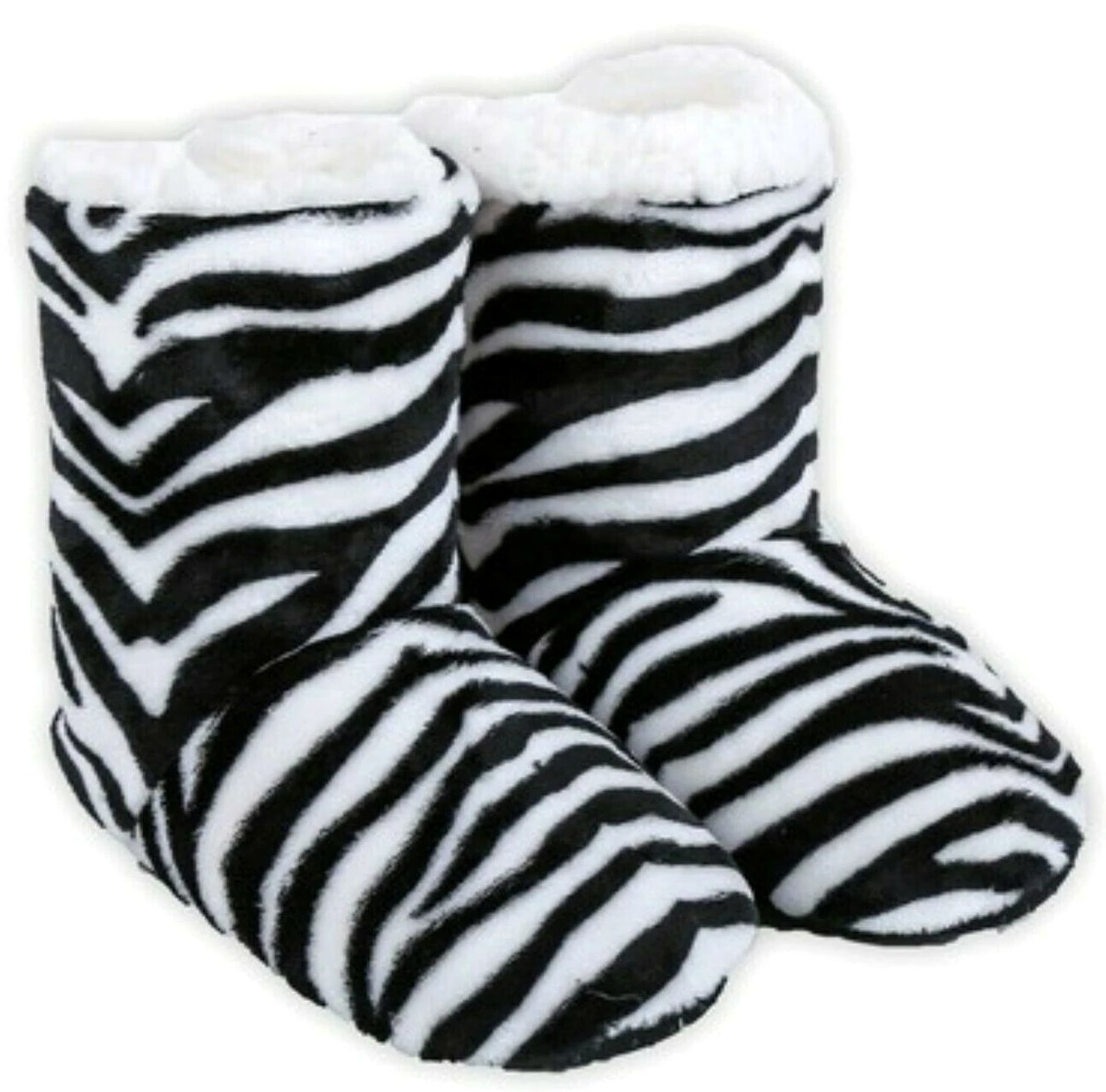 Women's Cozy Non Slip Grip Indoor House Bootie Slippers In Sizes S/M