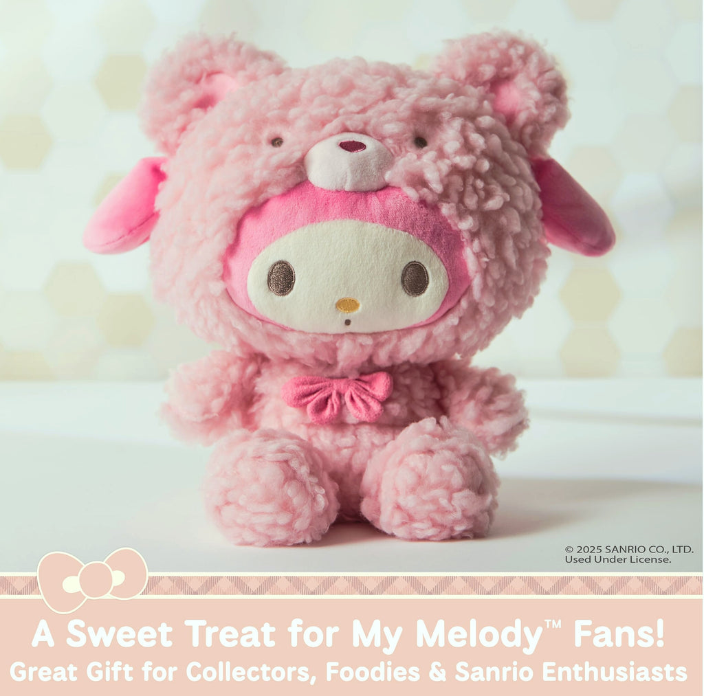 GUND Sanrio My Melody Café Latte Teddy Bear Plush Toy, 10 inch
