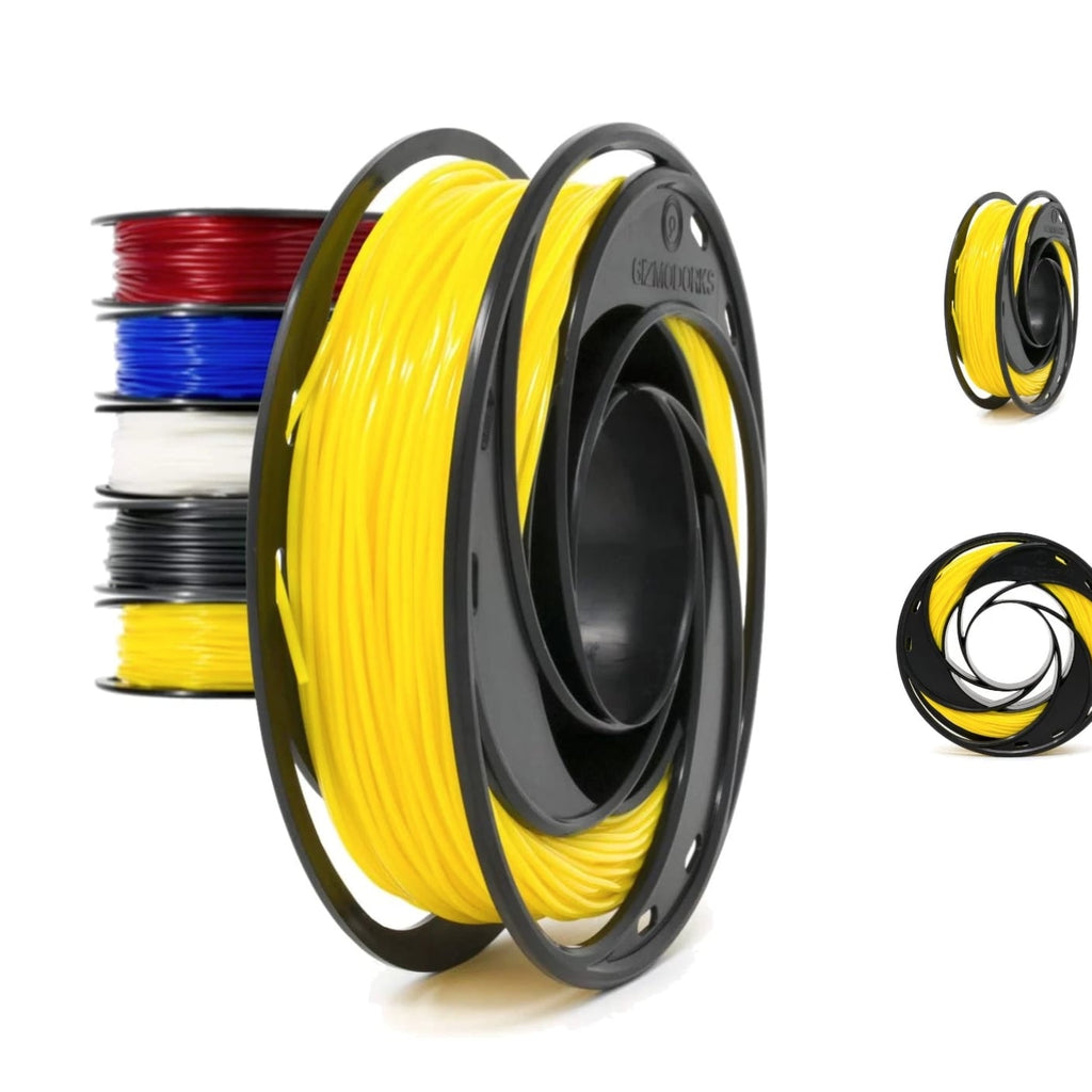 Flexible TPU 3D Printer Filament 1.75mm 200g - Yellow for Quality Prints