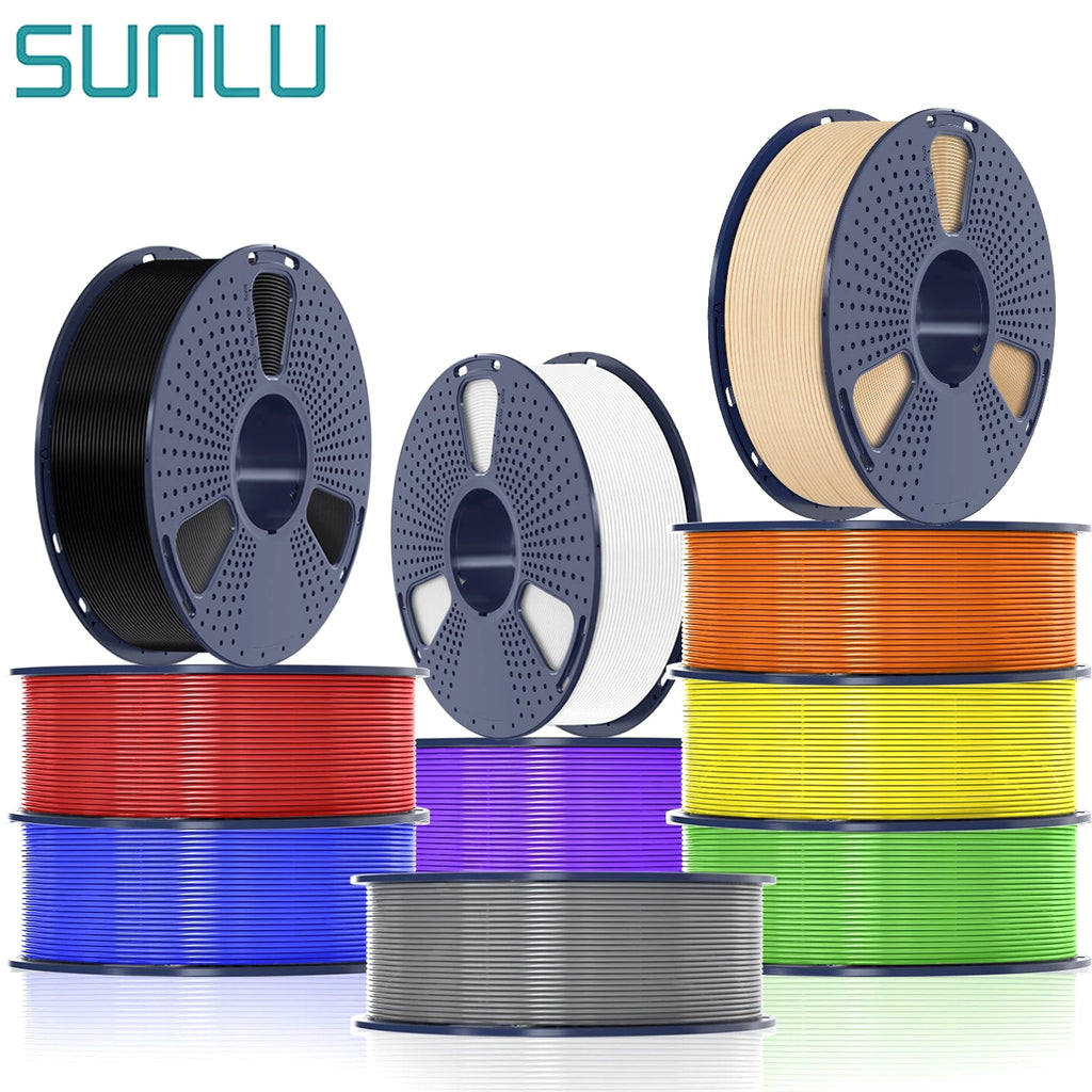 【Buy 5 Pay 3】SUNLU PLA PLA+ PETG SILK ABS ASA TPU 3D Printer Filament 1.75mm 1KG