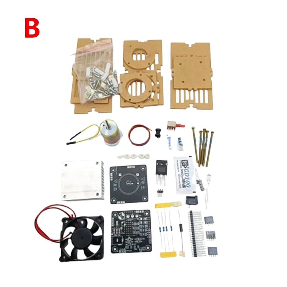 HFSSTC Tesla Coil High Frequency Electronic Candle-Shaped Power Supply DIY Kit
