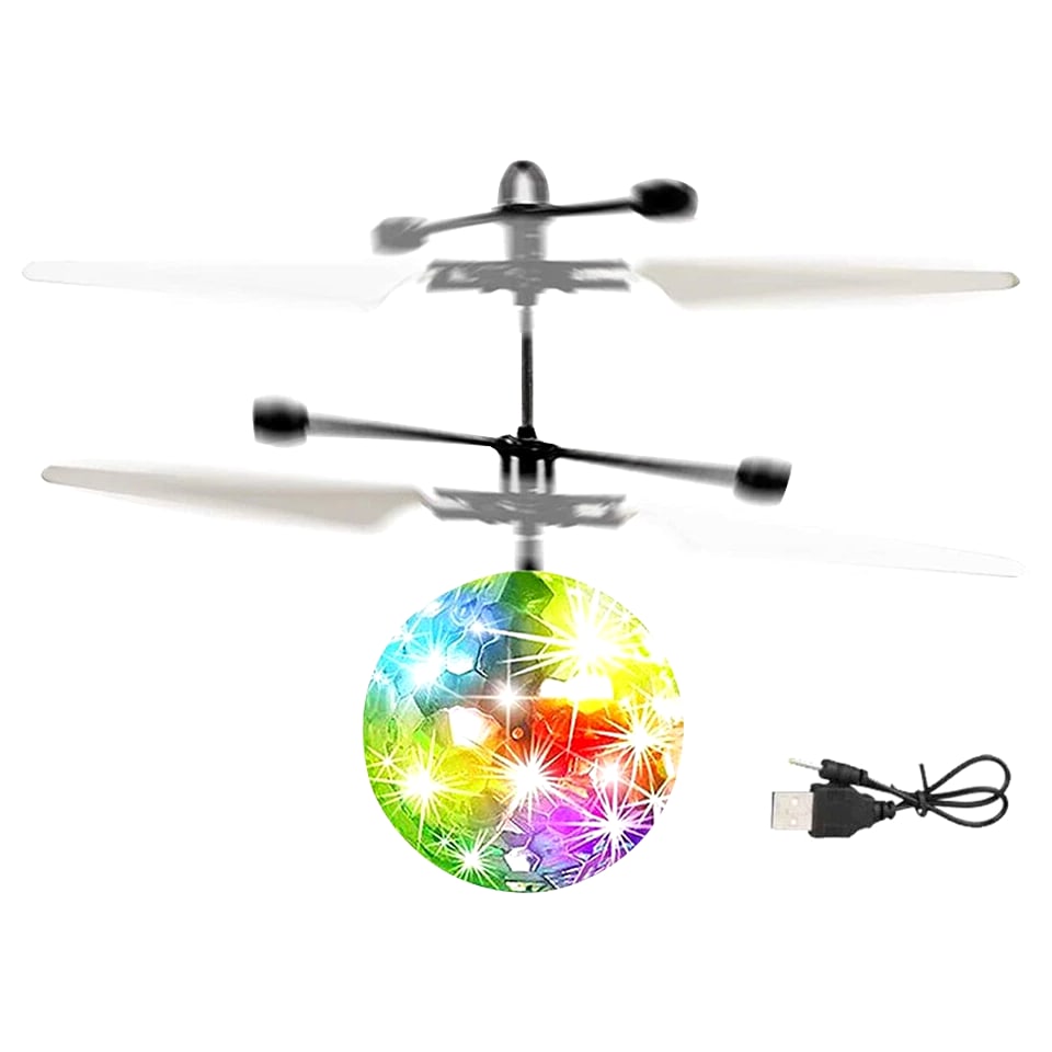 Toys for Boys Flying Ball LED 3 4 5 6 7 8 9 10 11 Year Old Kids Birthday Gifts