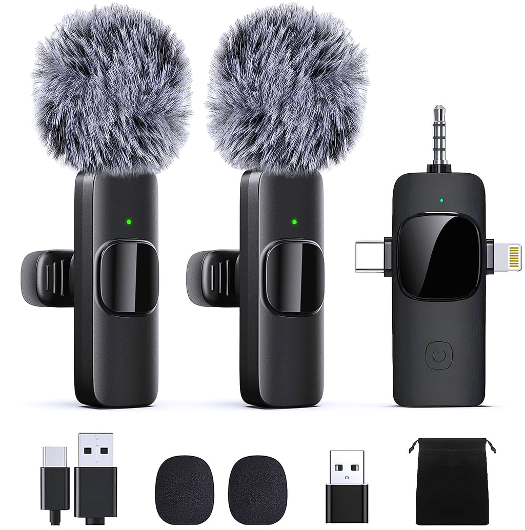 Labstandard Wireless Lavalier Microphone for iPhone and USB-C