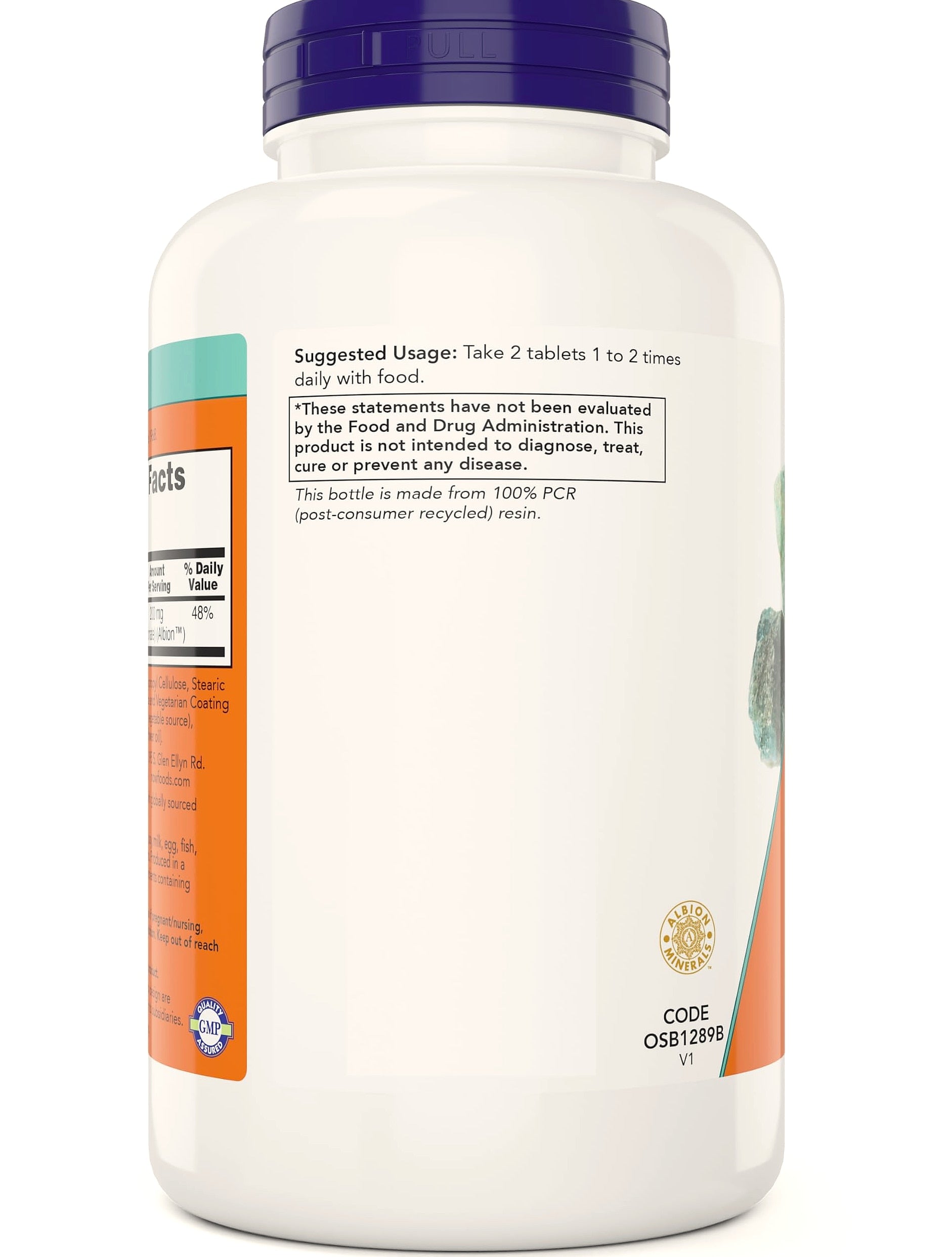 NOW Foods Magnesium Glycinate 240 Tablets for Muscle Support