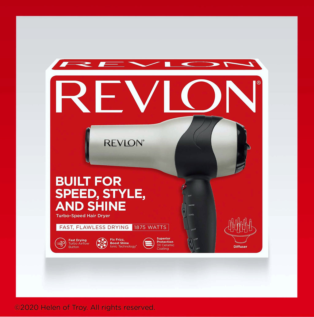 Revlon Turbo 1875W Hair Dryer with Ionic Technology
