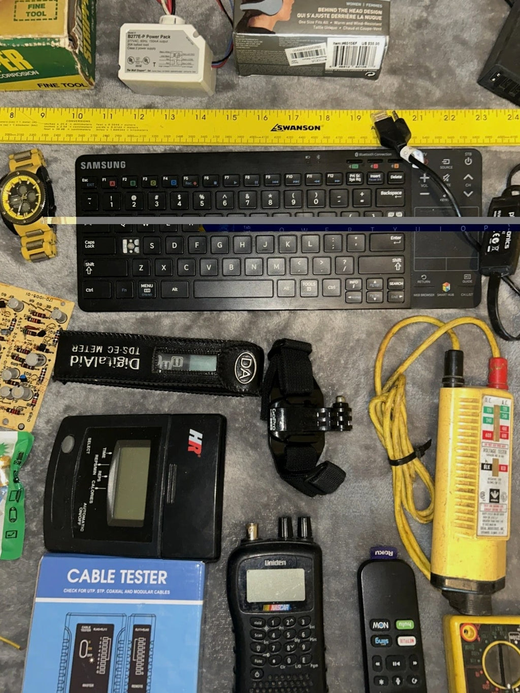 Junk Drawer Mixed Lot of Electronics Gadgets As-Is Used Untested Parts Repair