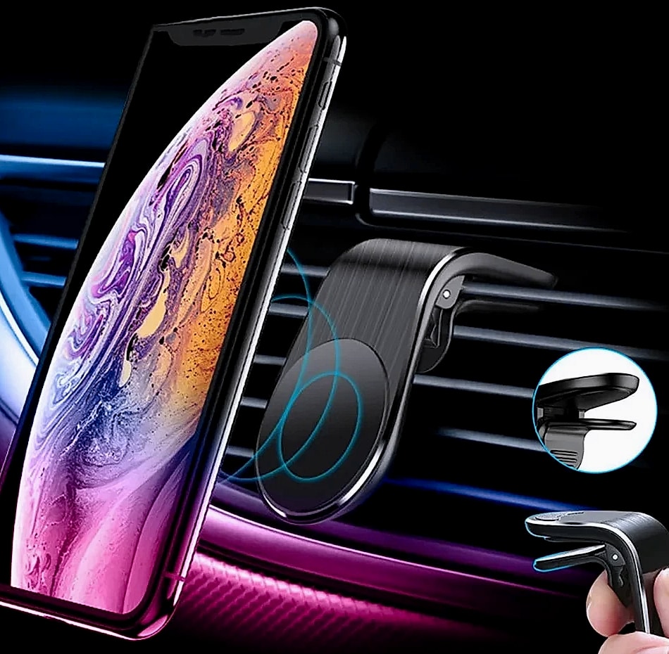 Magnetic Car Phone Holder Air Vent Clip Mount