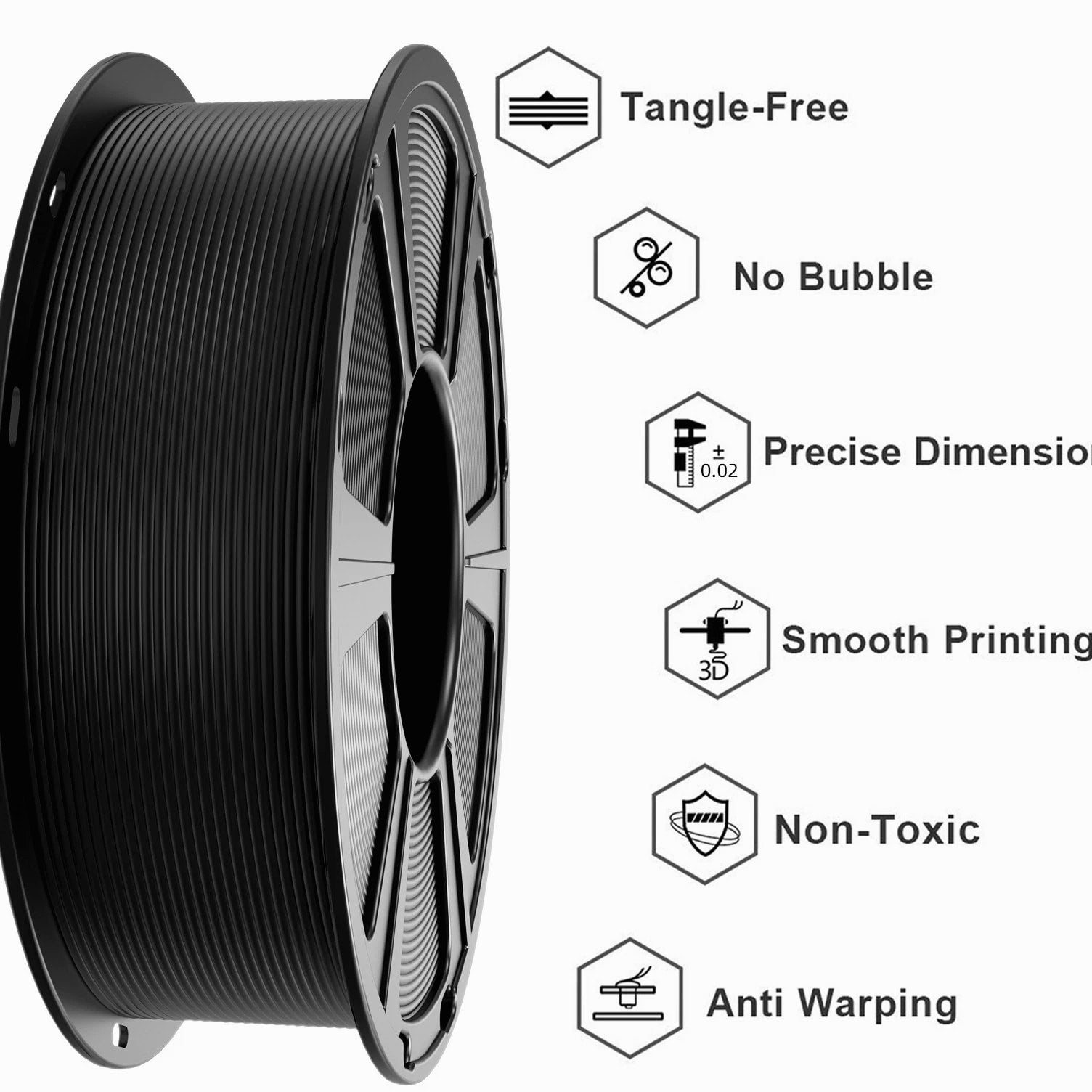 [BUY 6 GET 10] Geeetech 3D Printer Filament PLA/PETG/TPU/ABS+ 1.75mm 1KG Lot