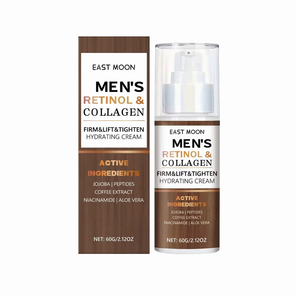 Men's Retinol Collagen Moisturizer - Anti-Aging Face Cream to Reduce Fine Lines