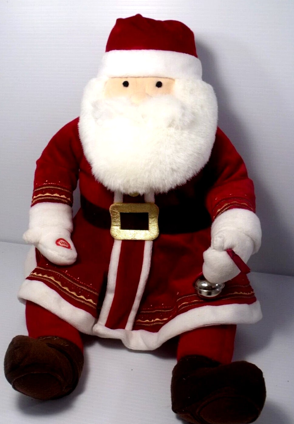 Hallmark The Polar Express 18" Talking Santa Plush with Jingle Bell - Tested