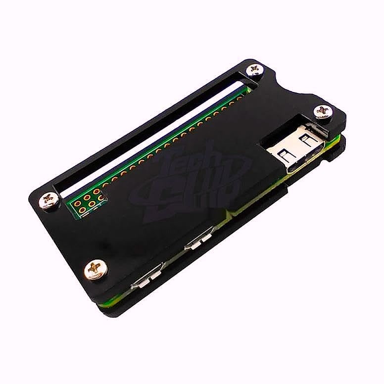 Acrylic Zero Case Shell Black Protection Box for Raspberry Pi