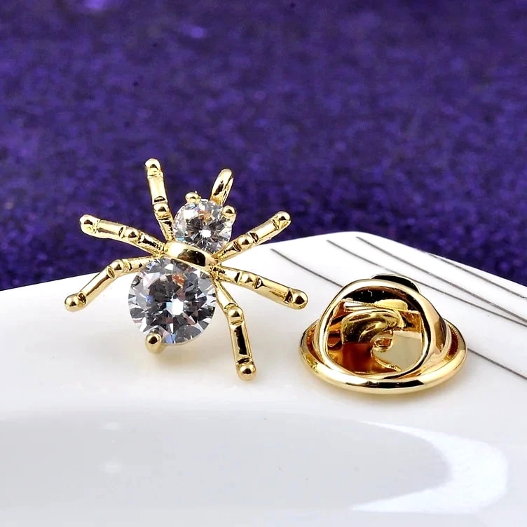 Fashionable Spider Brooch Cute Small Delicate Fashion Clothing Accessories