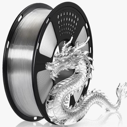 Geeetech PETG Filament 1.75mm Transparent, 1 KG (2.2lbs) Neatly Wound Spool 3D P
