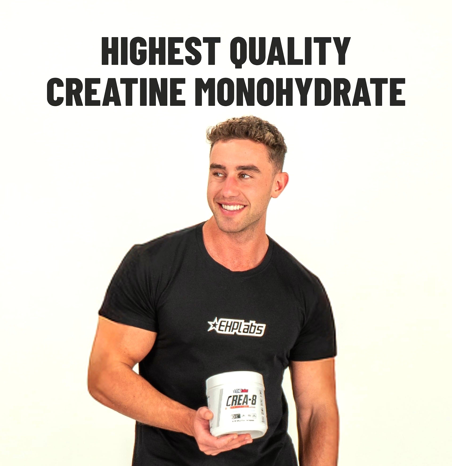 EHP Labs CREA-8 Micronized Creatine Monohydrate Powder 500g