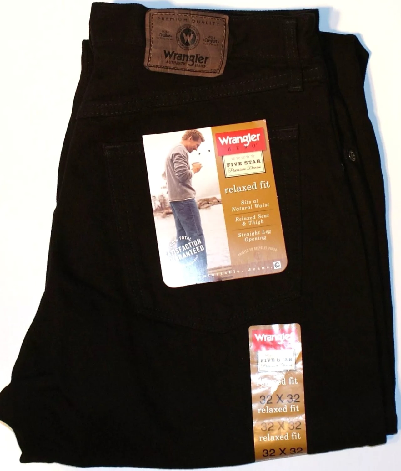 New Wrangler Relaxed Fit Jeans Men's Big and Tall Sizes Four Colors Available