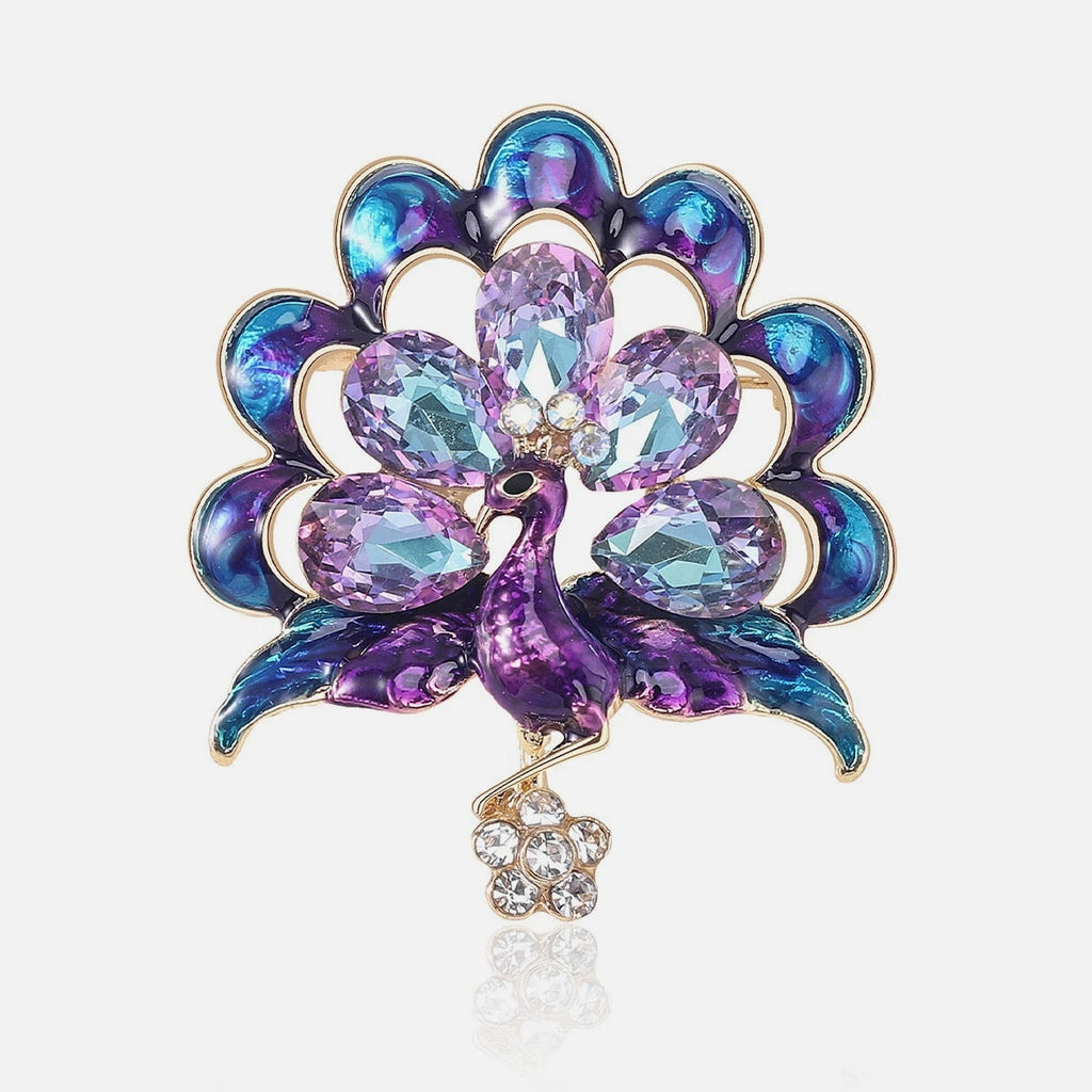 women's peacock brooch, fashion clothing accessories pins jewelry