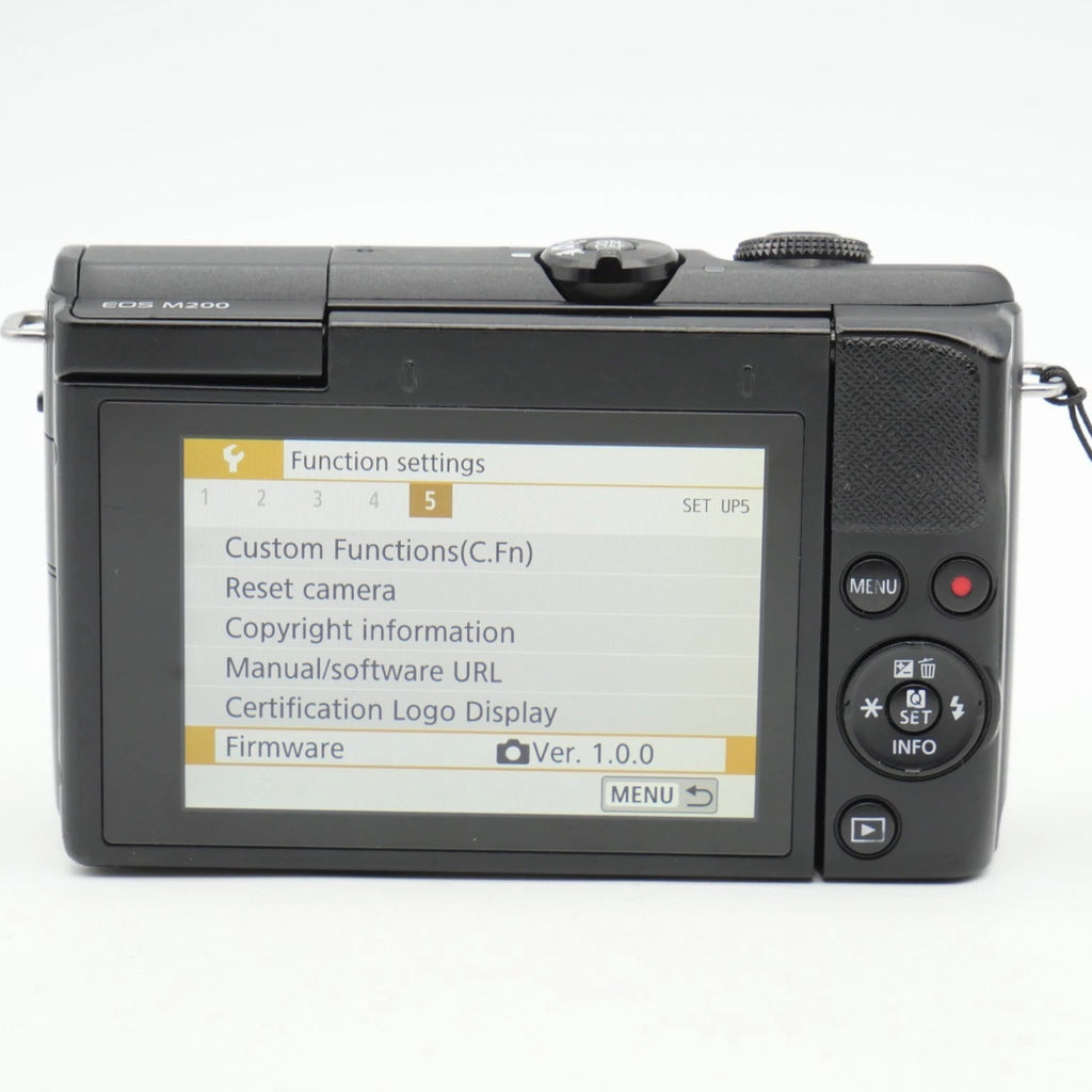 EXC+ Canon EOS M200 Mirrorless Camera - Black (Body Only) #798
