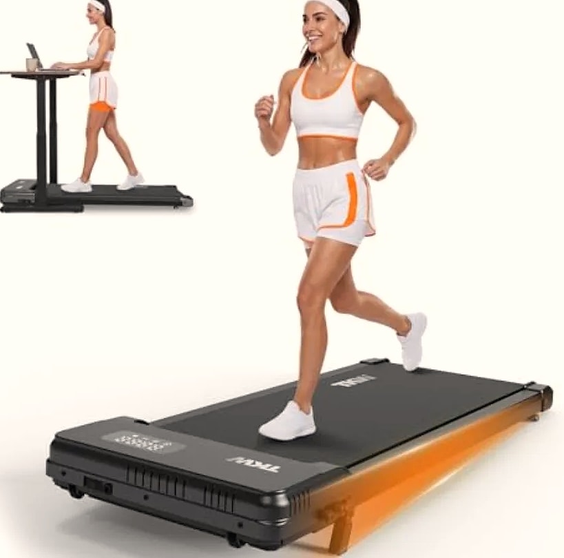 WalkingPad Under Desk Treadmill with Incline for Home Office