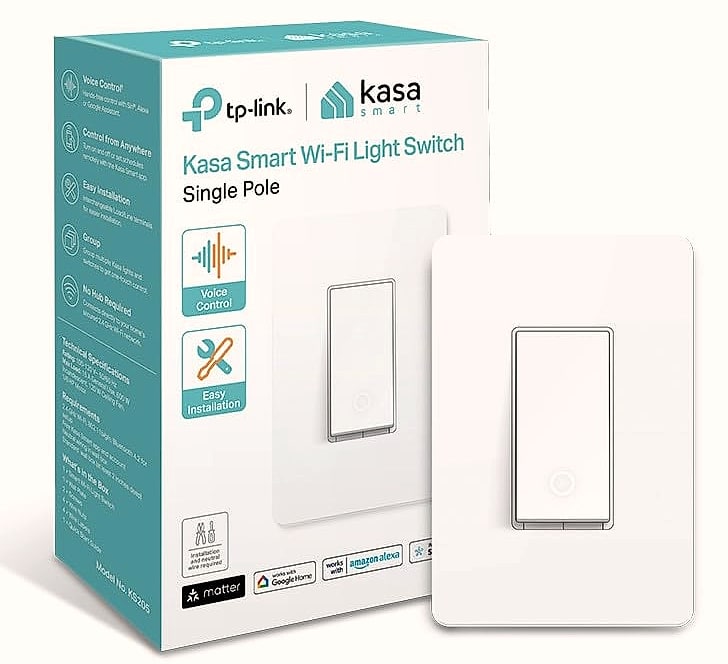 Kasa Smart Matter Light Switch KS205 Voice Control