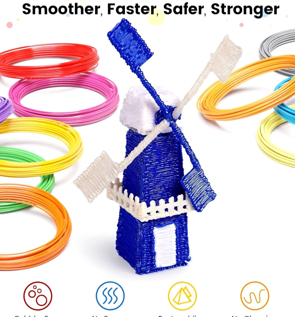 3D Printer Filament Refills - 40 Assorted PLA Colors