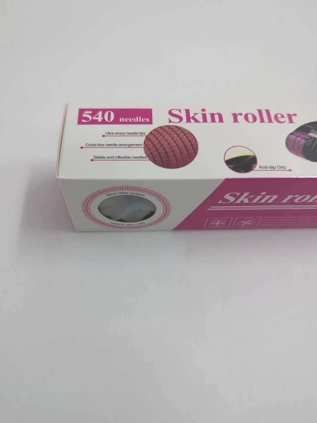 540 Titanium Microneedle Derma Roller Scar Dermaroller Beard Regrowth Hair Loss