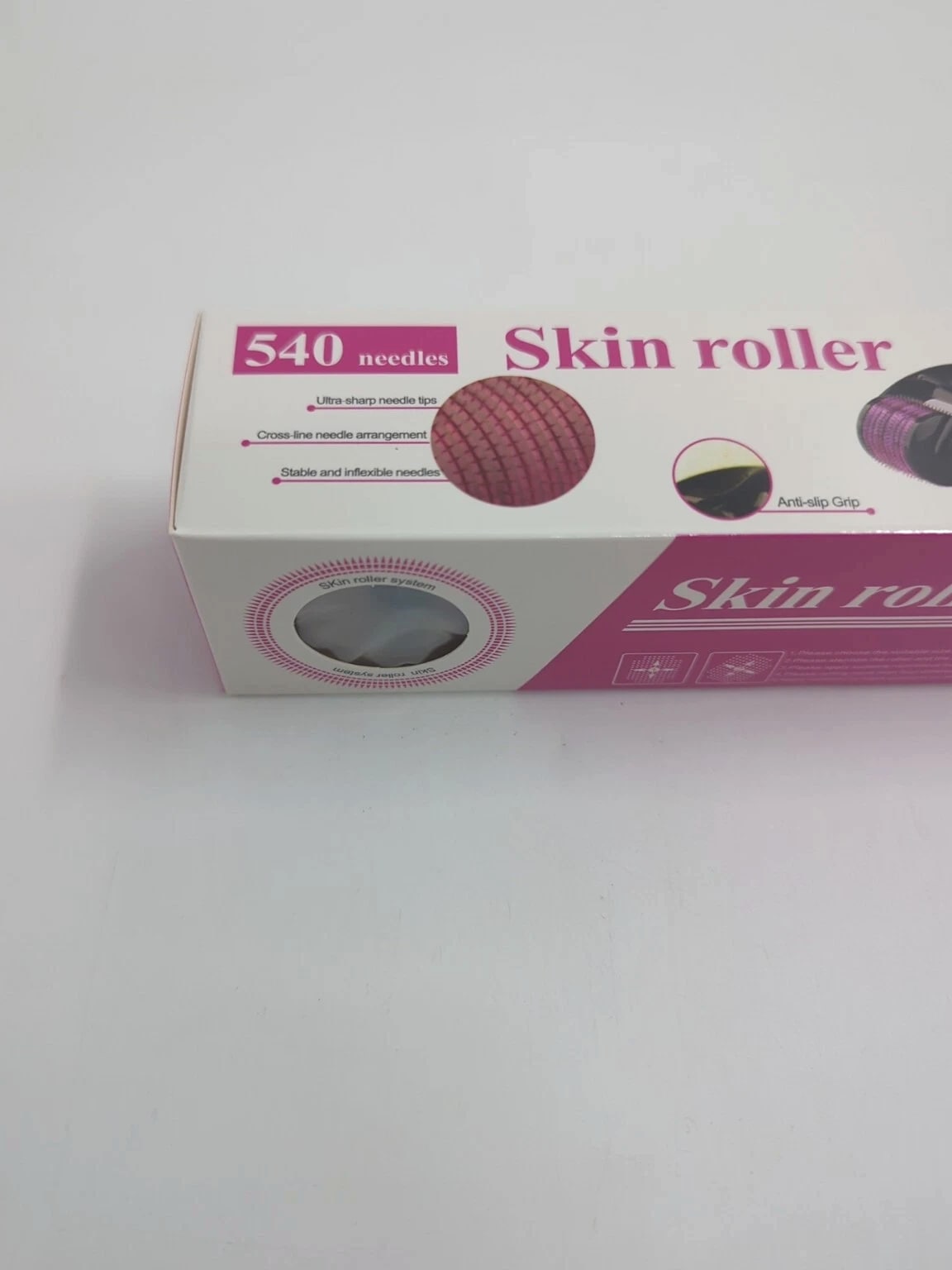 540 Titanium Microneedle Derma Roller Scar Dermaroller Beard Regrowth Hair Loss