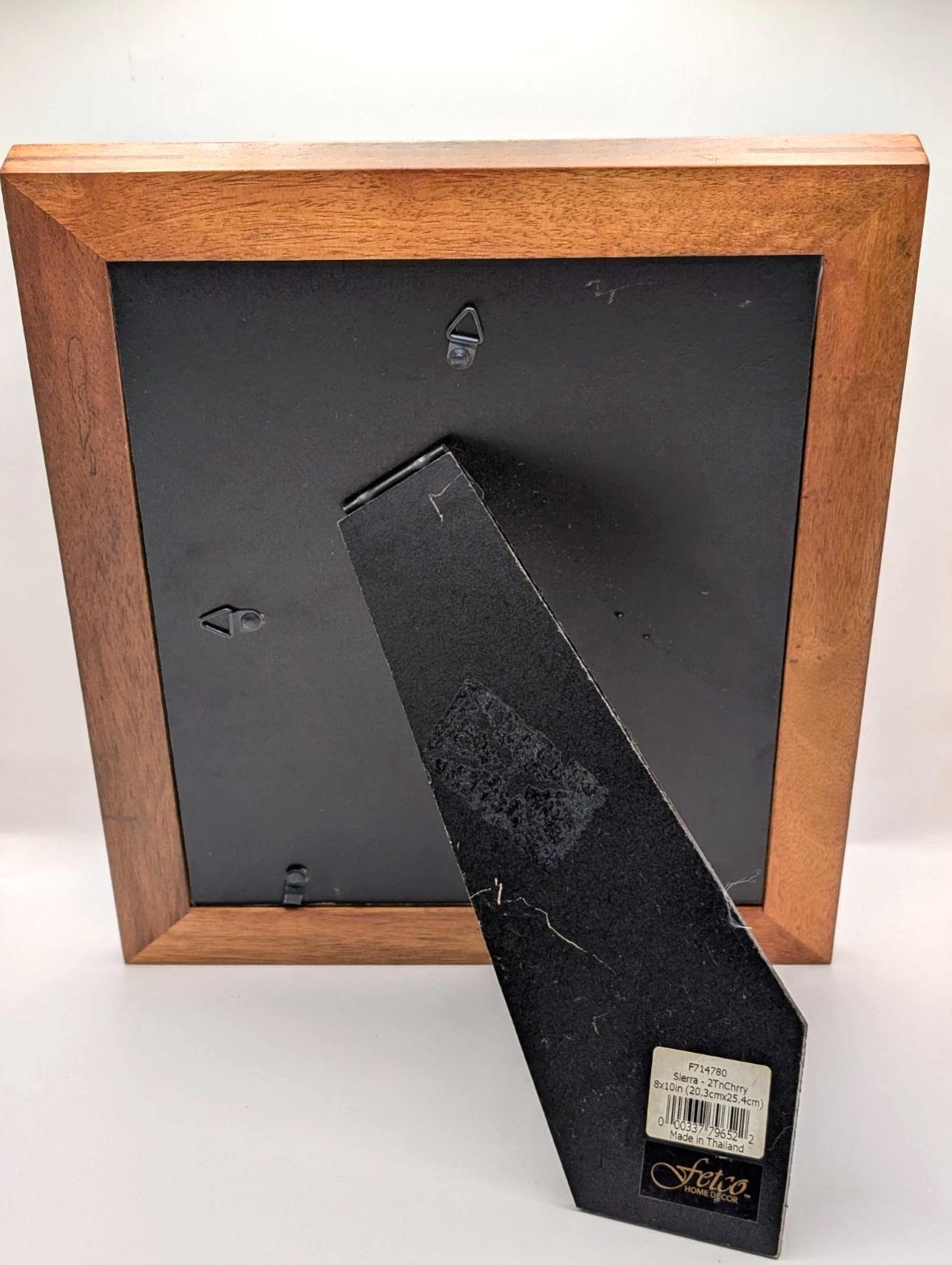Vintage Fetco MCM 8x10 Photo Frame, Sierra Two-Tone Cherry Wood F714780 Thailand
