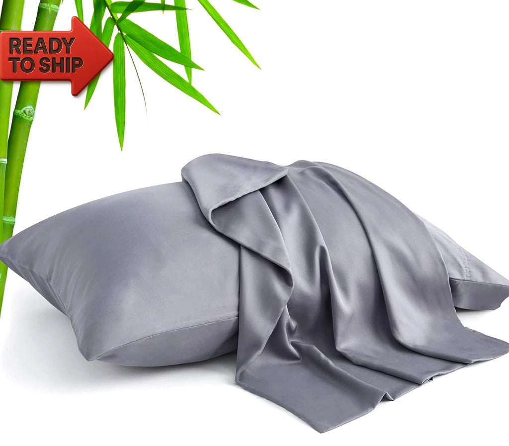 BEDELITE Pillow Cases Queen Size Set of 2, Rayon Derived from Bamboo, Cooling P