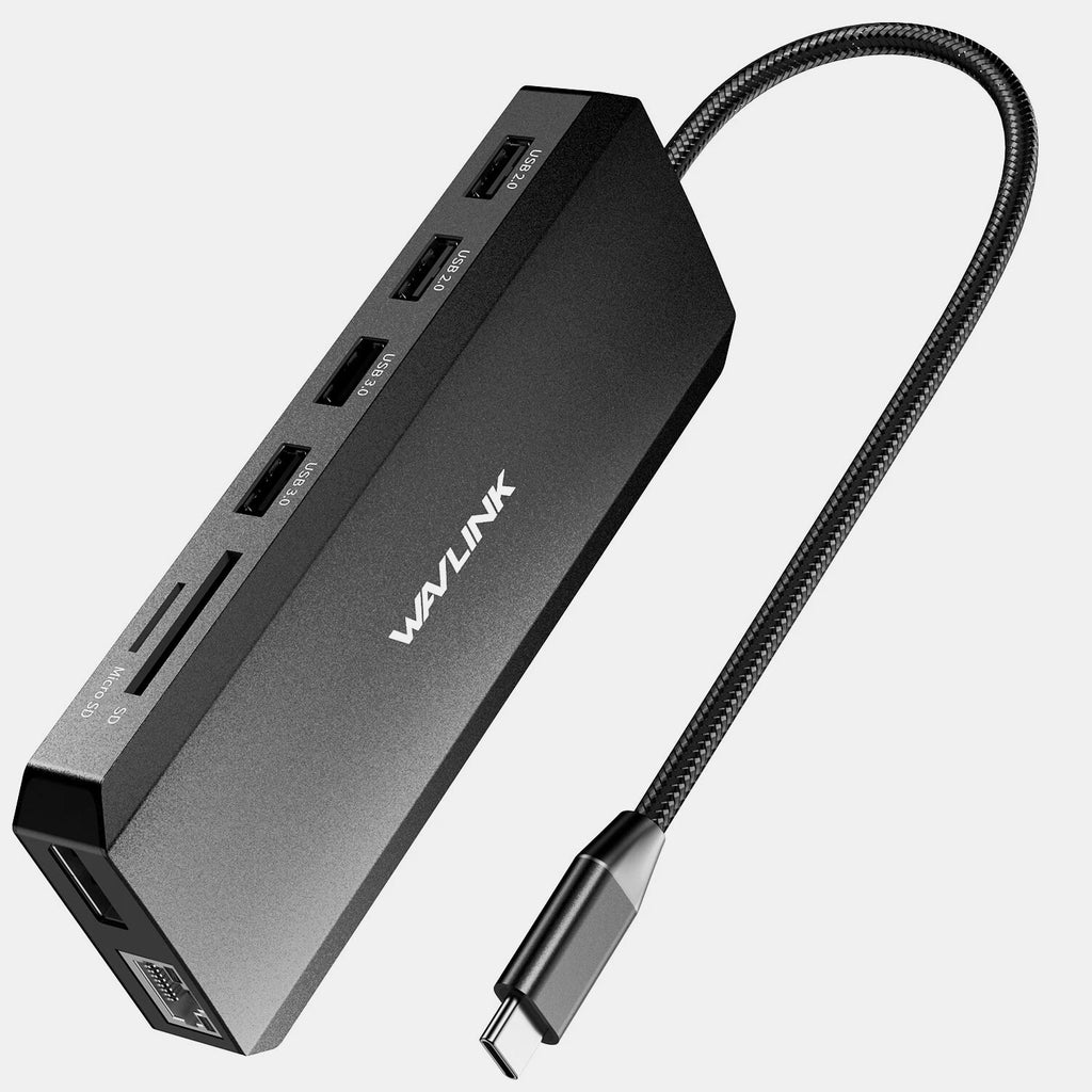 12-in-1 5Gbps USB3 USB C Hub Triple Display USB C Dock Multiport 2x HDMI DP RJ45