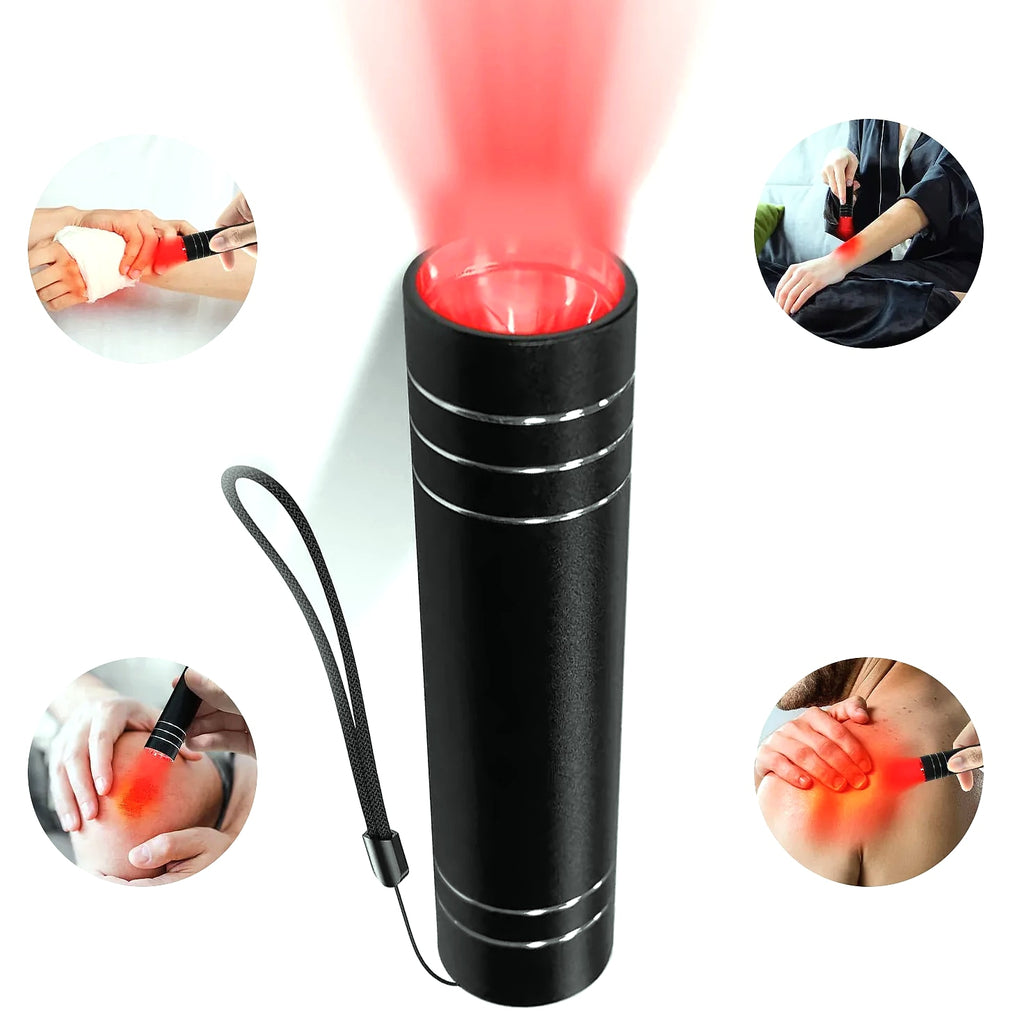Vilnason Red Light Therapy Flashlight 660nm 850nm LED