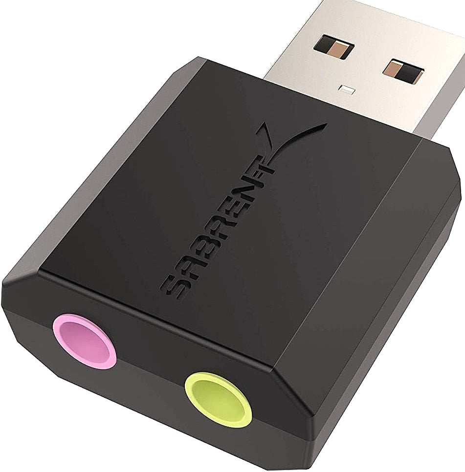 SABRENT AU-MMSA USB External Stereo Sound Adapter