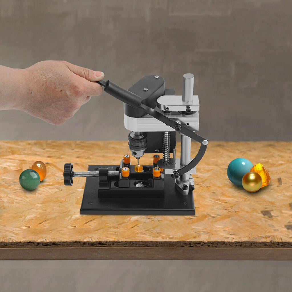 Power Bench Drill, Mini Drill Press, Adjustable Speed Electric Drilling Machine~