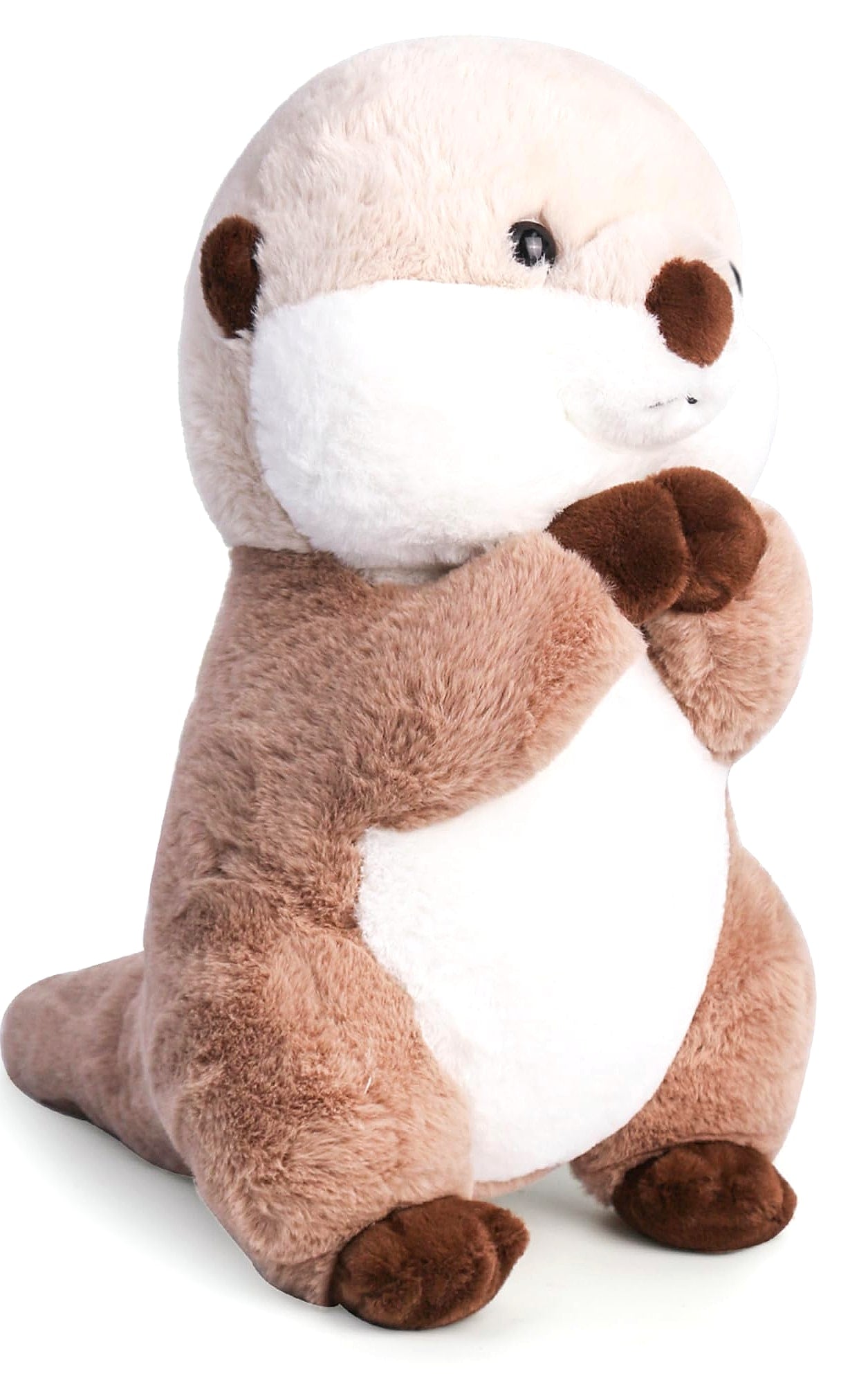 Riuhot Otter Plush Stuffed Animal Toy, 9.8 Inch Soft Cuddle Companion