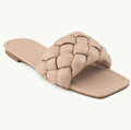 RF Room of Fashion Women's Open Square Toe Slide Sandals