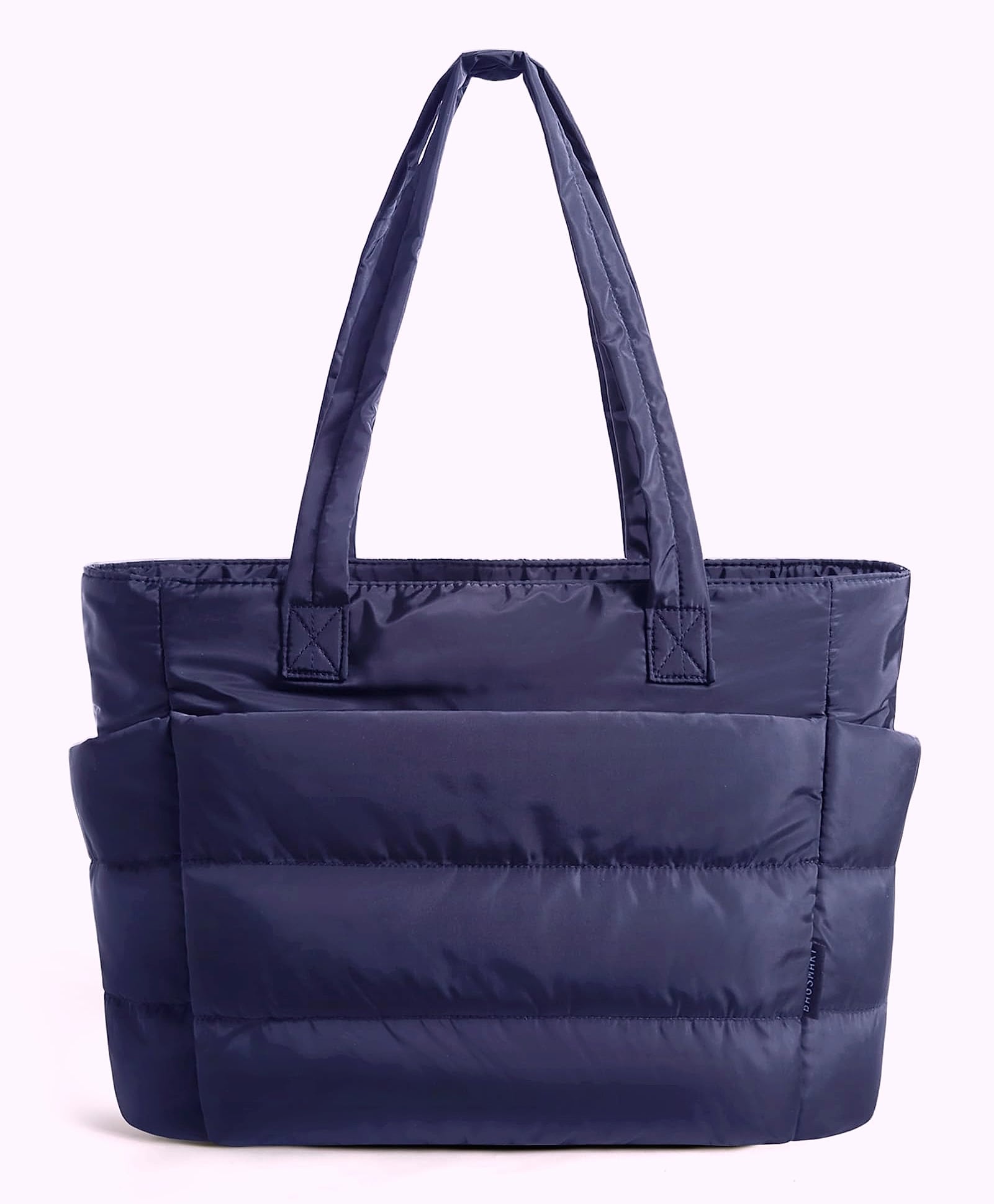 BAGSMART Tote Bag for Women, Lightweight Quilted Shoulder Bag