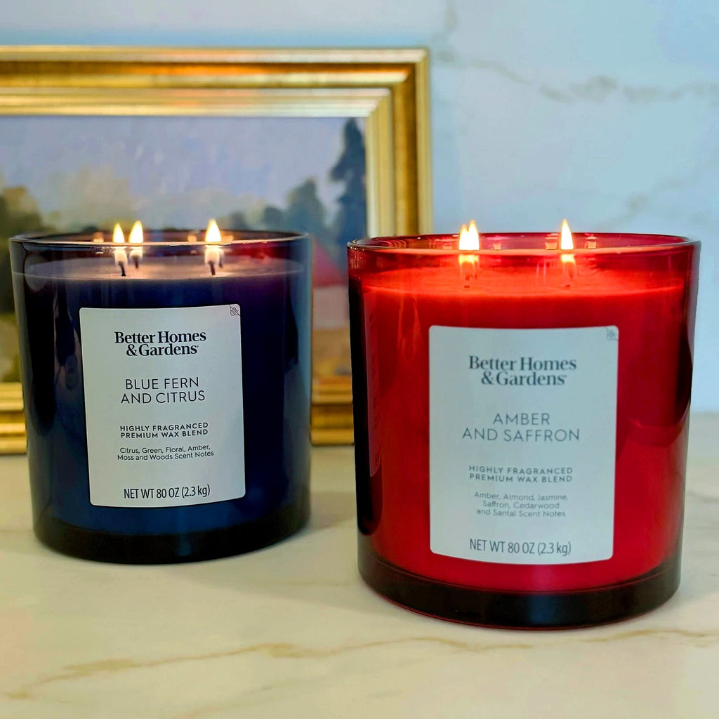 Better Homes & Gardens 4-Wick Large Oversized Jar Candle 80 oz
