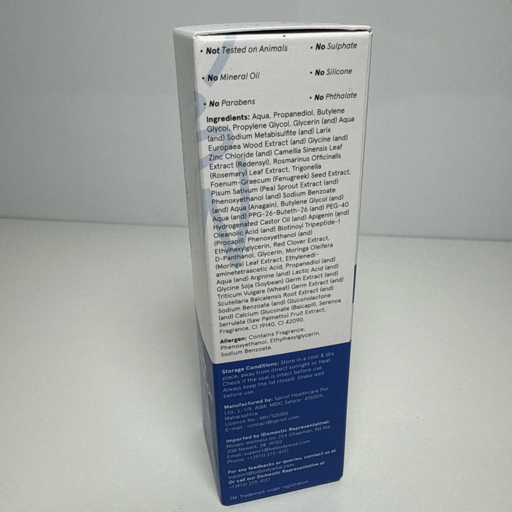 Bodywise Hair Growth Roll-On Serum for Men, Women