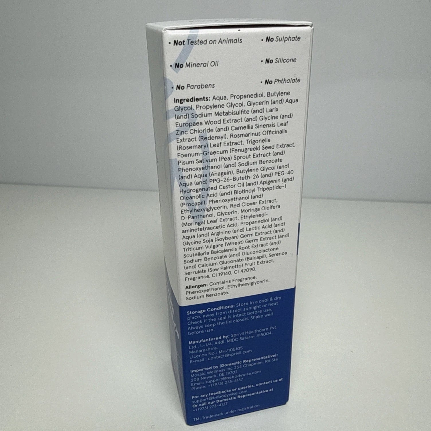 Bodywise Hair Growth Roll-On Serum for Men, Women