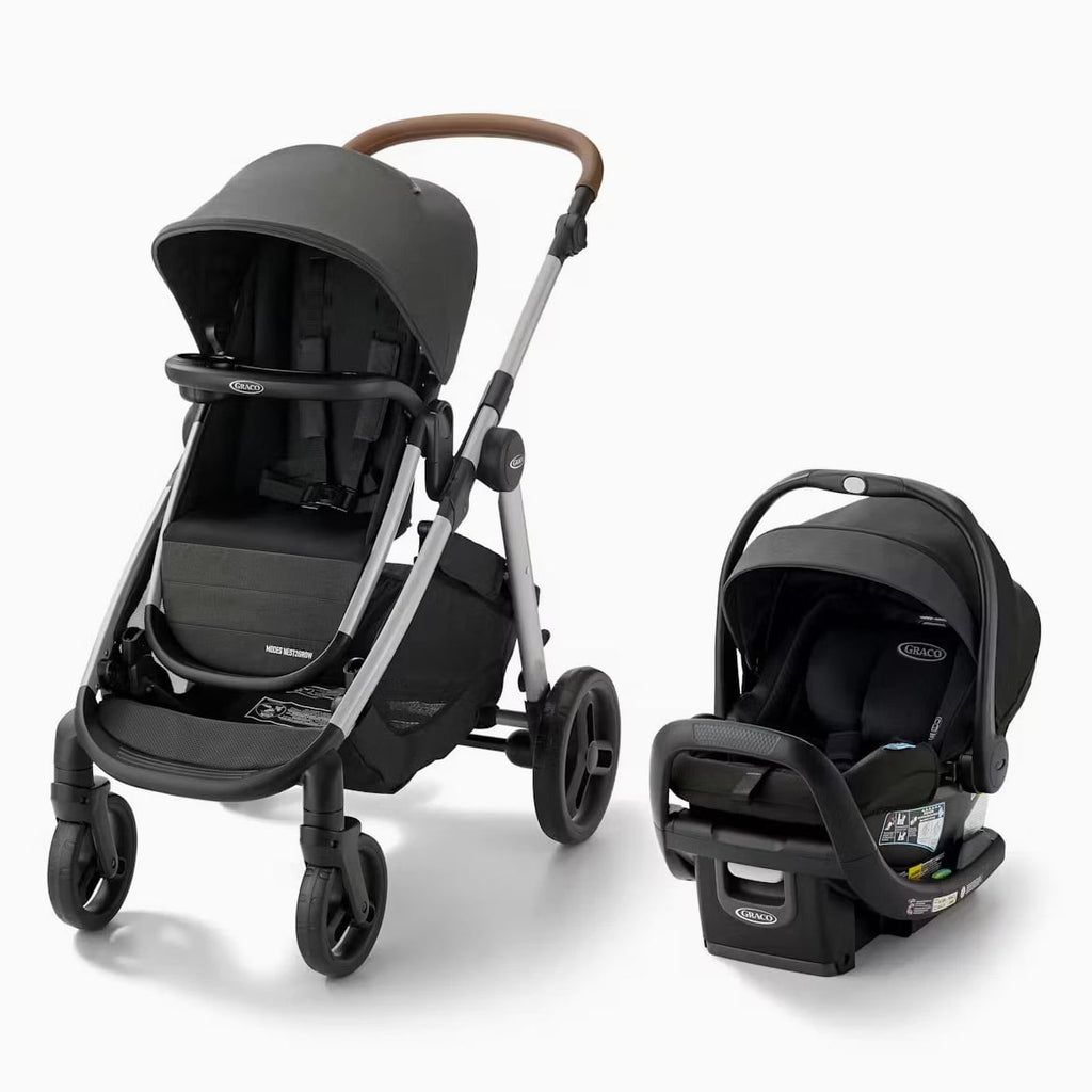 Graco Modes Nest2Grow DLX Travel System Riordan Fashion NEW! SnugRide SnugFit
