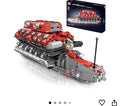 Mould King V12 Engine Building Block Set 13142, 2685pcs Electric Powered