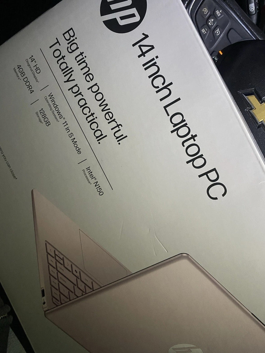 HP 14-inch Laptop PC Pink Windows 11 S Mode Intel N150 4GB RAM 128GB SSD