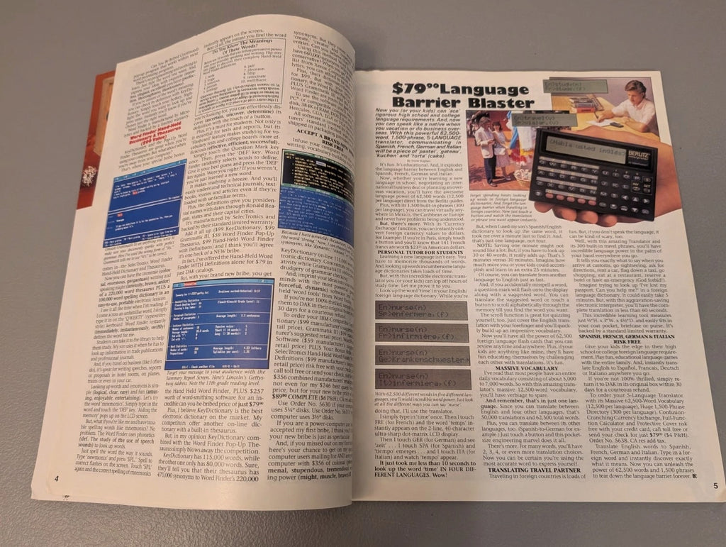 DAK Summer 1990 Catalog - Vtg 90s Ads Early 1990s Computer Electronics Gadgets