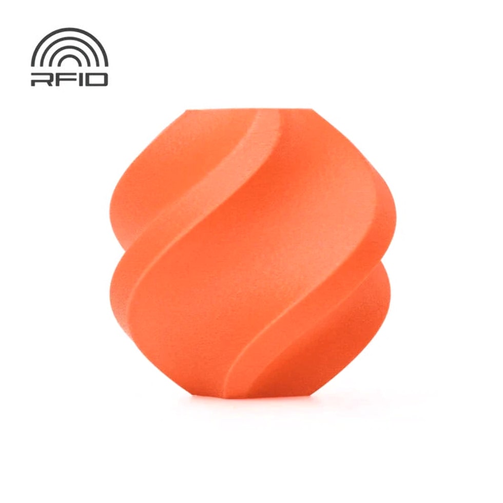 Bambu Lab PA6-GF Filament for 3D Printer - Orange (N08-R0-1.75-1000-SPL)