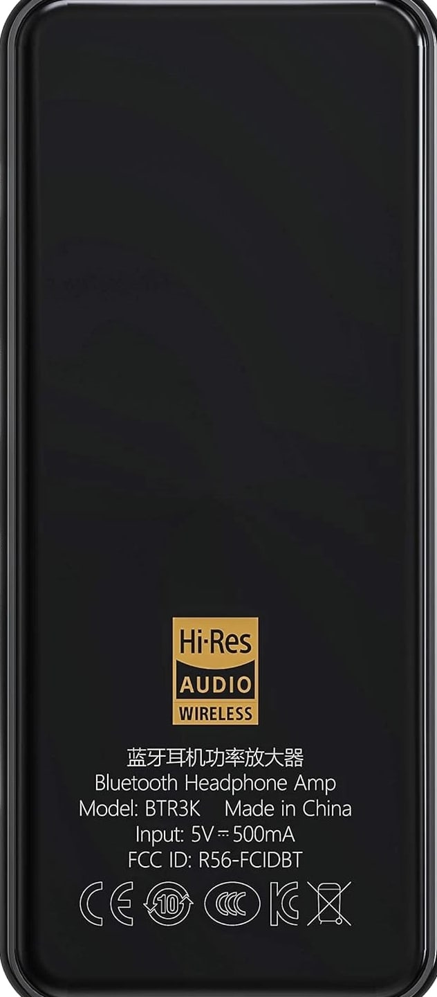 Dual DAC Bluetooth Amp High-Resolution Support - Black