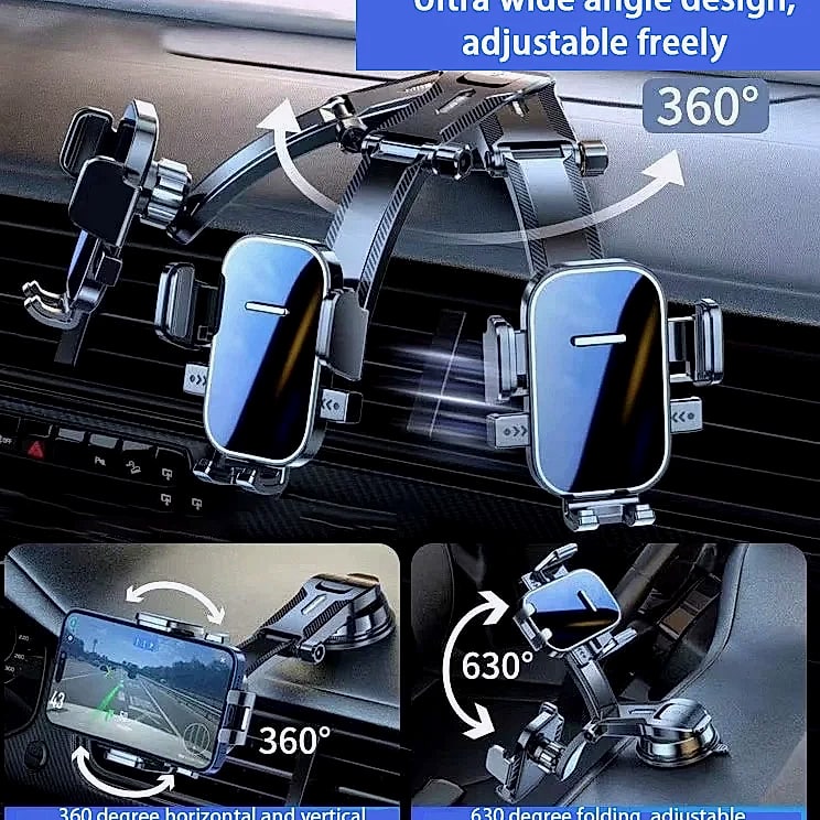 Car Phone Holder Nano Silicone 360° Rotation Dashboard Mount